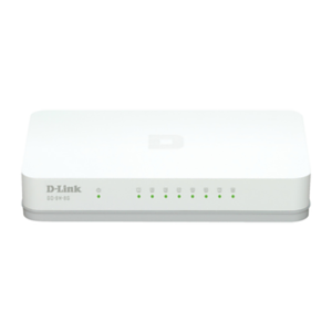 D-Link GO-SW-8G/E switch No administrado Gigabit Ethernet (10/100/1000) Blanco