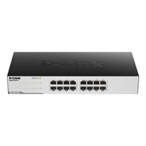 D-Link GO-SW-16G No administrado L2 Gigabit Ethernet (10/100/1000) 1U Negro