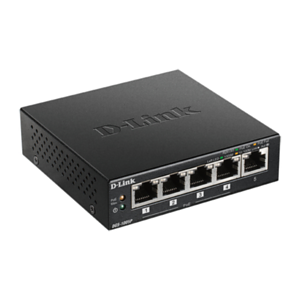 D-Link DGS-1005P switch No administrado L2 Gigabit Ethernet (10/100/1000) Energía sobre Ethernet (PoE) Negro