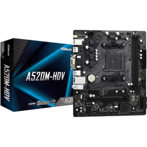ASRock A520M-HDV AM4 2 DDR4 4XSATA - Placa Base