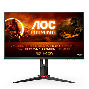 AOC C27G2AE/BK 27'' - LED - Full HD - 165Hz - Monitor Gaming