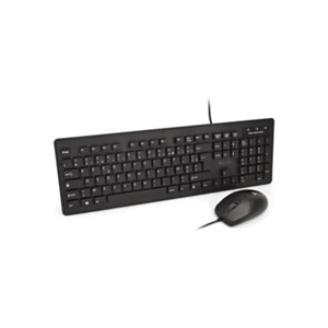 V7 Combo de teclado y ratón antimicrobiano lavable, USB, óptico, IP68, impermeable V7 Combo de teclado y ratón antimicrobiano lavable, USB, óptico, IP68, impermeable