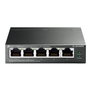 TP-LINK TL-SG105PE L2 (10/100/1000) PoE Negro - Hub Switch
