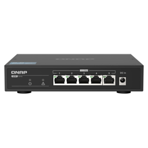 QNAP QSW-1105-5T switch No administrado Gigabit Ethernet (10/100/1000) Negro QNAP QSW-1105-5T switch No administrado Gigabit Ethernet (10/100/1000) Negro