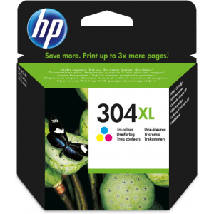 HP 304XL Original Cian, Magenta, Amarillo