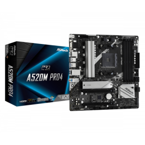 ASRock A520M Pro4 Zocalo AM4 micro ATX - Placa Base