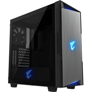 Gigabyte AORUS C300 GLASS Midi Tower Negro - Caja Ordenador