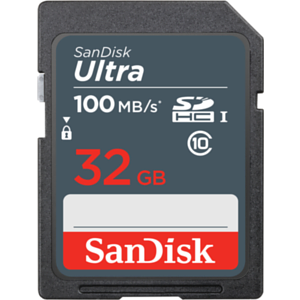 SanDisk Ultra 32GB SDHC Mem Card 100MB/s memoria flash UHS-I Clase 10