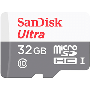 Sandisk 32GB Ultra MicroSDHC + Adaptador SD 100MB/S CLASS 10 UHS-I - Tarjeta Memoria