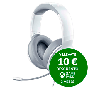 Razer Kraken X - Blanco - 3,5 mm - PC-PS4-PS5-XBOX-SWITCH-MOVIL- Auriculares Gaming