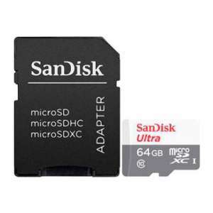 SanDisk 64GB Ultra microSDXC Clase 10 - Tarjeta Memoria
