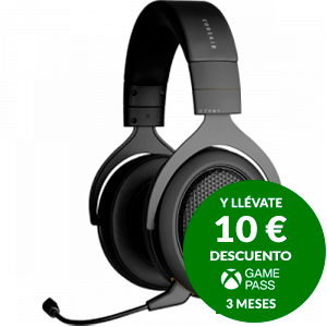 Corsair HS70 - Cable 3,5 mm PC-PS4-PS5-SWITCH-XBOX - Bluetooth PC-ANDROID-IOS - USB Tipo C - Negro - Auriculares para PC Hardware en GAME.es