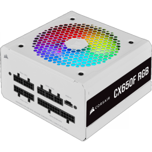 Corsair CX650F 650W - RGB - 24-pin ATX Blanco - Fuente Alimentacion