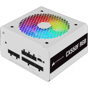 Corsair CX550F 550W - RGB - 24-pin ATX Blanco - Fuente Alimentacion