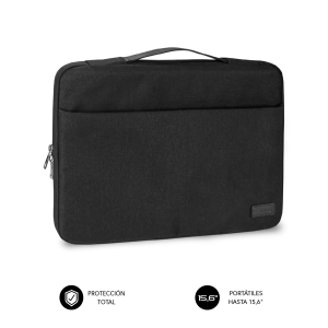 Subblim Elegant Laptop Sleeve 15.6´´ Ngro - Funda