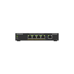 Netgear GS305EP L2/L3 Gigabit Ethernet (10/100/1000) PoE Negro - Hub Switch Netgear GS305EP L2/L3 Gigabit Ethernet (10/100/1000) PoE Negro - Hub Switch