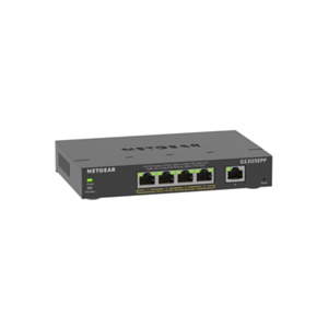 Netgear GS305EPP L2/L3 Gigabit Ethernet (10/100/1000) PoE Negro - Hub Switch Netgear GS305EPP L2/L3 Gigabit Ethernet (10/100/1000) PoE Negro - Hub Switch