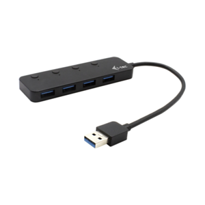 i-tec USB 3.0 Metal 4 Port with individual On/Off Switches - HUB USB
