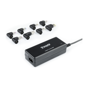 TooQ TQLC-65BS02AT adaptador e inversor de corriente Interior 65 W Negro