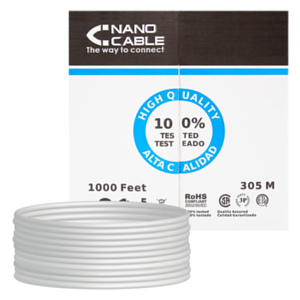 Nanocable CABLE RED RJ45 CAT.5E FTP RIGIDO AWG24, 305 M