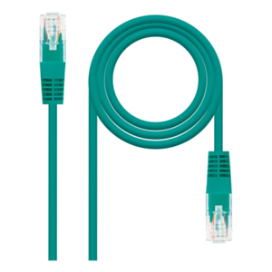 Nanocable 10.20.0400-GR cable de red Verde 0,5 m Cat6e U/UTP (UTP)