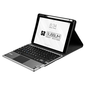 SUBBLIM KEYTAB Pro BL BT Touchpad Ipad Pro 11 2020 Black con Teclado - Funda