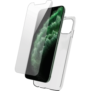BigBen Pack proteccion carcasa transparente y protector de cristal templado para iPhone 11 - Funda