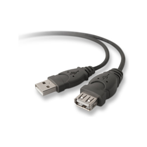 Belkin USB 2.0 A/A 3m Negro - Cable