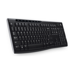 Logitech K270 teclado RF inalámbrico AZERTY Francés Negro
