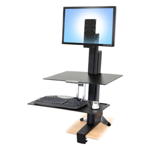 Ergotron 97-845 mueble y soporte para dispositivo multimedia Negro Carro para administración de tabletas
