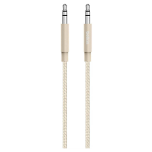 Belkin AV10164BT04-GLD cable de audio 1,2 m 3,5mm Oro
