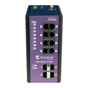 Extreme networks 16804 switch Gestionado L2 Gigabit Ethernet (10/100/1000) Energía sobre Ethernet (PoE) Negro, Lila