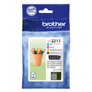 Brother LC-3217VAL cartucho de tinta Original Negro, Cian, Magenta, Amarillo
