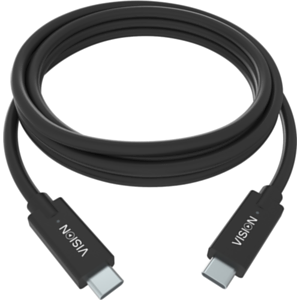 Vision TC 1MUSBC/BL cable USB 1 m USB 3.2 Gen 1 (3.1 Gen 1) USB B USB C Negro