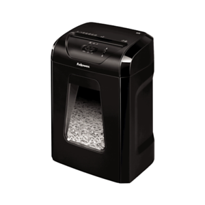 Fellowes Powershred 12C triturador de papel Corte en tiras 22,5 cm Negro