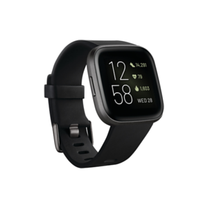 Fitbit Versa 2 3,55 cm (1.4") 40 mm AMOLED Negro, Gris - Reloj Inteligente para Electronica en GAME.es