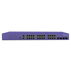 Extreme networks ExtremeSwitching X435 Gestionado Gigabit Ethernet (10/100/1000) Energía sobre Ethernet (PoE) Violeta