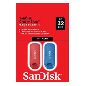 Sandisk Cruzer Snap 32GB USB 2uds - Pendrive