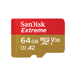 SanDisk Extreme 64GB MicroSD - Tarjeta Memoria