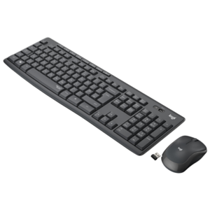 Logitech MK295 Silent Wireless Combo teclado RF inalámbrico QWERTY Internacional de EE.UU. Negro