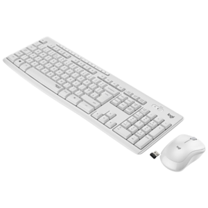 Logitech MK295 Silent Wireless Combo teclado RF inalámbrico QWERTY Francés Blanco - Combo