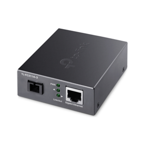 TP-LINK TL-FC311A-2 convertidor de medio 1000 Mbit/s Negro