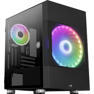 Aerocool Atomic Mini Tower Negro - Caja Ordenador