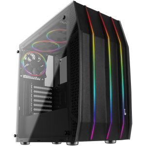 Aerocool Klaw Midi Tower Negro - Caja Ordenador