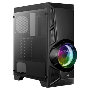 Aerocool AeroEngine RGB Midi Tower Negro - Caja Ordenador