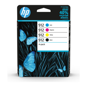 HP 912 4 pieza(s) Original Rendimiento estándar Negro, Cian, Magenta, Amarillo HP 912 4 pieza(s) Original Rendimiento estándar Negro, Cian, Magenta, Amarillo