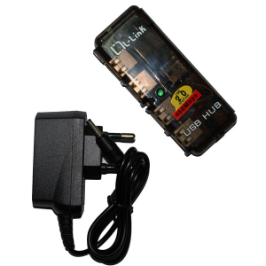 L-Link LL-UH-404L hub de interfaz 480 Mbit/s Negro