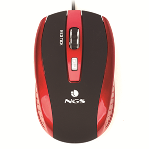 NGS Red Tick USB tipo A Optico 800DPI - Raton NGS Red Tick USB tipo A Optico 800DPI - Raton
