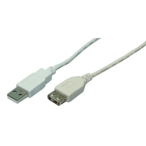 LogiLink USB 2.0 5m Gris - Cable