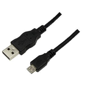 LogiLink USB A- Micro USB B Negro - Cable